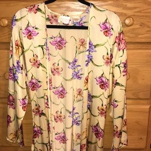 victorias secret silk kimono